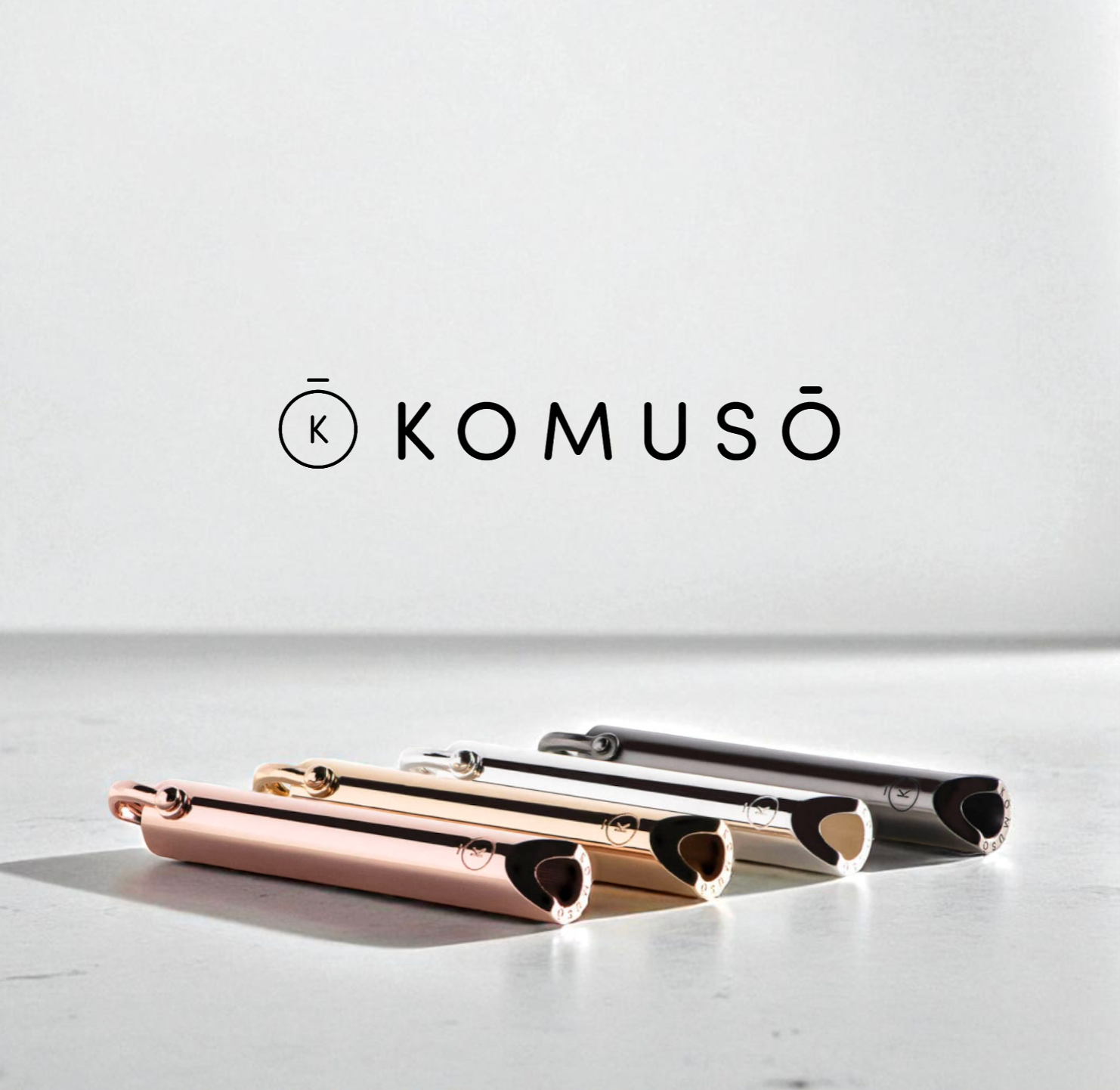 Komuso Classic Shift breathing necklaces designed to guide slow breathing and support micro-calming during moments of stress or overthinking.